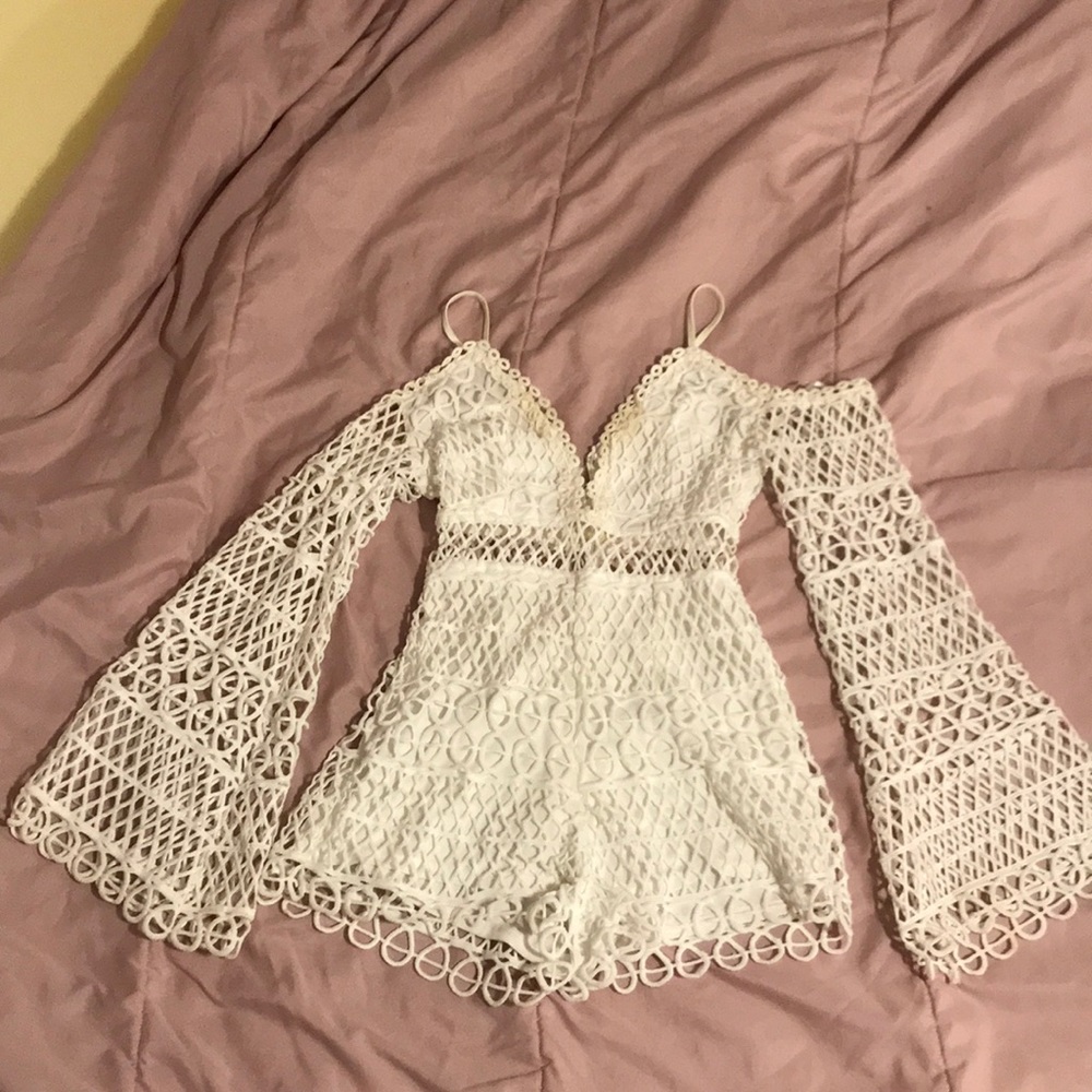 LF white romper